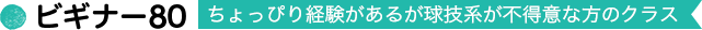 ビギナー80